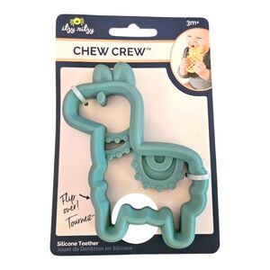 Itzy Ritzy Silicone Baby Teether Toy BPA Free Llama Shower Gift NEW